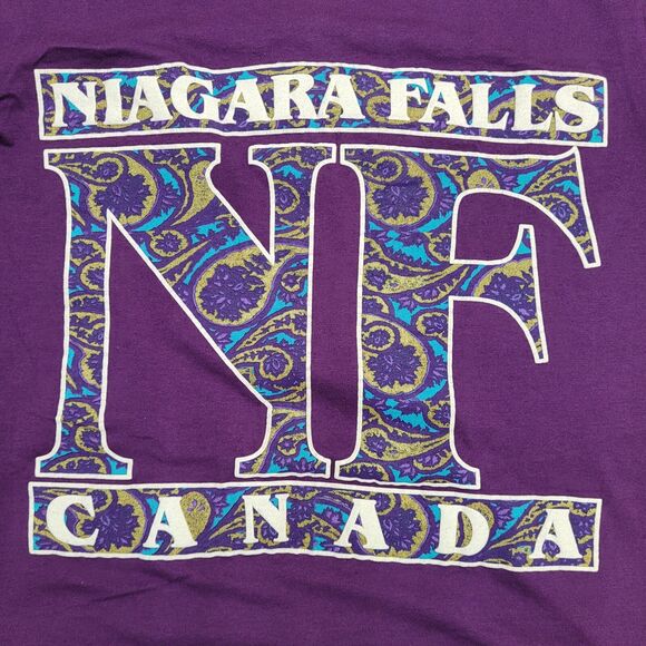 Vintage 90s Niagara-Falls Shirt Womens Medium 19x24 Canada - Picture 4 of 13